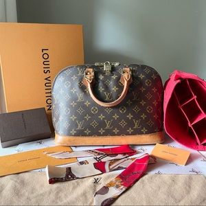 Louis Vuitton - Alma Monogram Lock Key Dust Bag